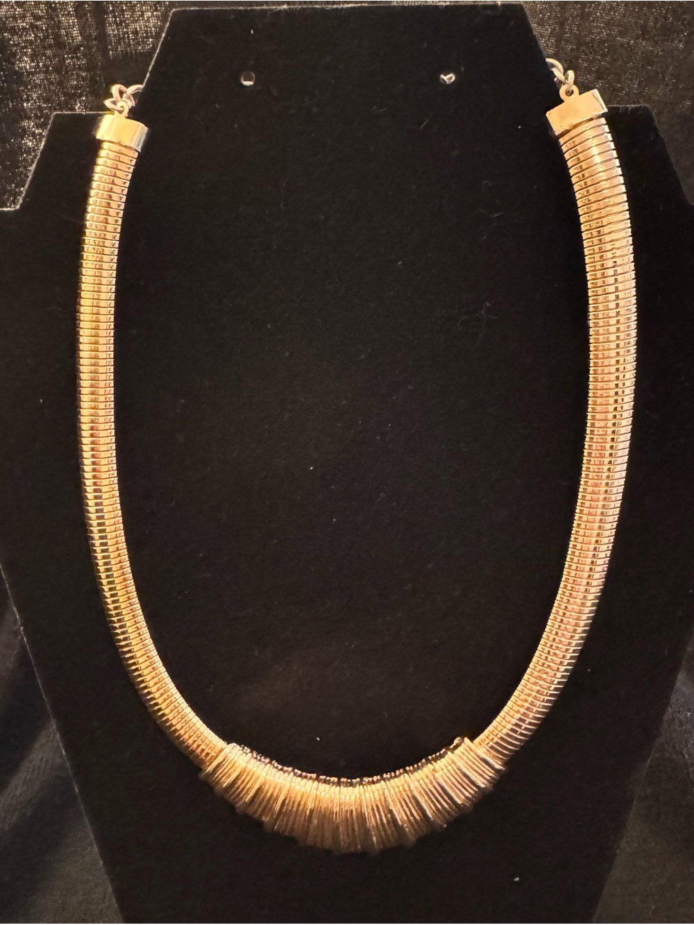 Vintage Gold Statement Collar Necklace - Women Jewelry